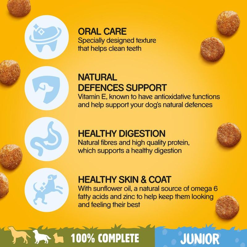 Pedigree Complete Puppy Junior Chicken & Rice 12kg Info