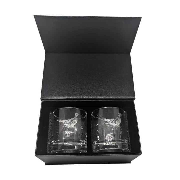 Pheasant Pair of Tumblers 