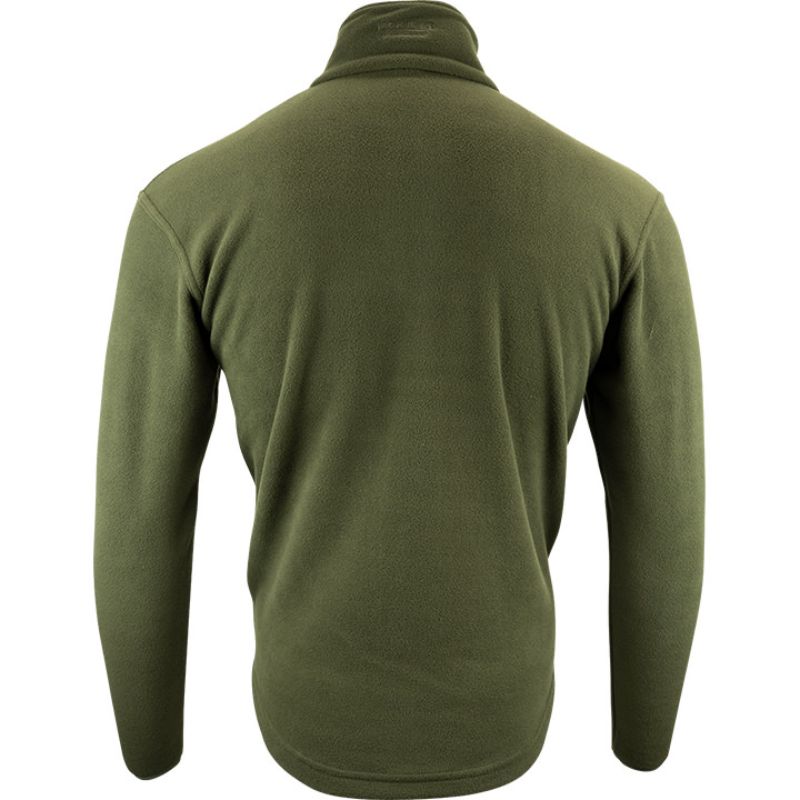 Pheasant Motif Fleece Pullover - rear
