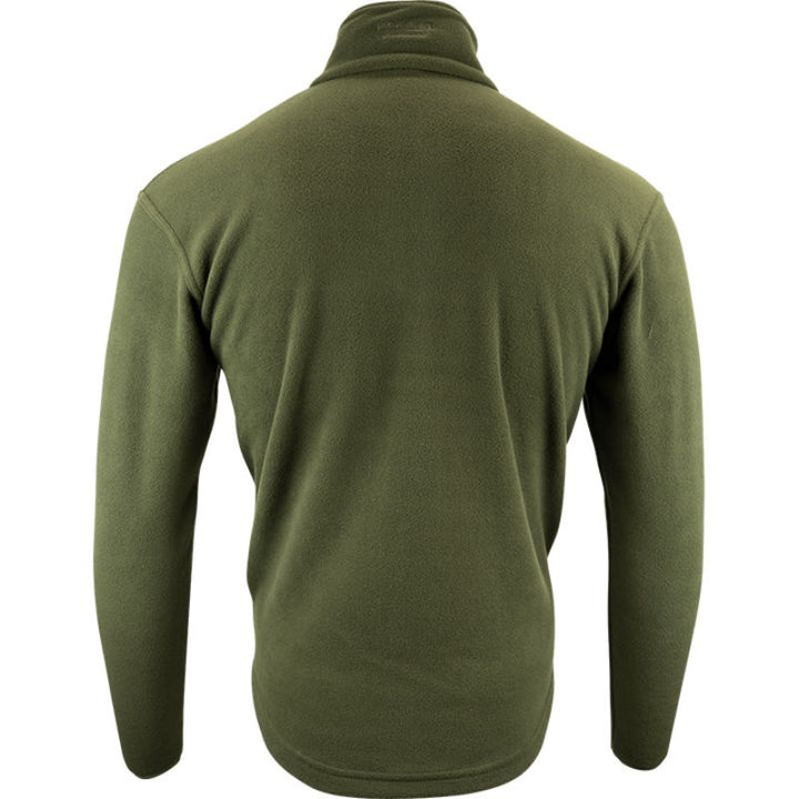 Pheasant Motif Fleece Pullover - rear