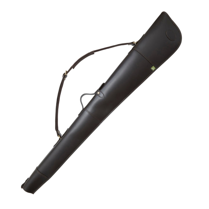 Premium Leather Full Zip Gun Slip in Dark Brown