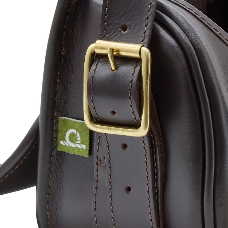 Premium Pull Up Leather Cartridge Bag Close