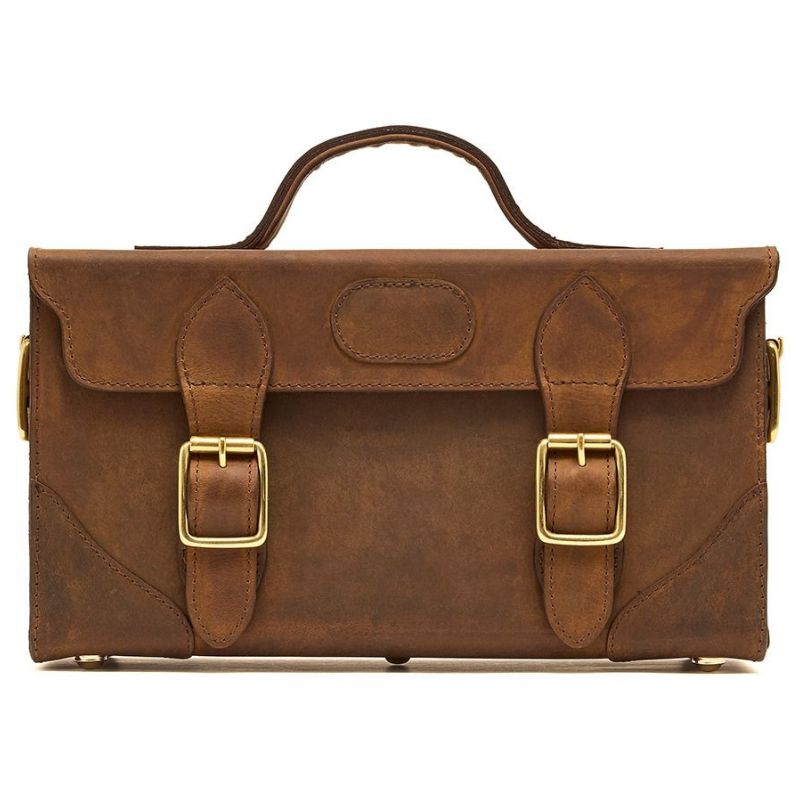Chatham Premium Antique Oiled Leather Loader Case Brown