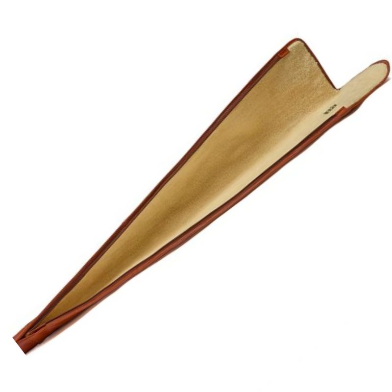Chatham Premium Pull Up Leather Gun Slip In Chestnut - inside