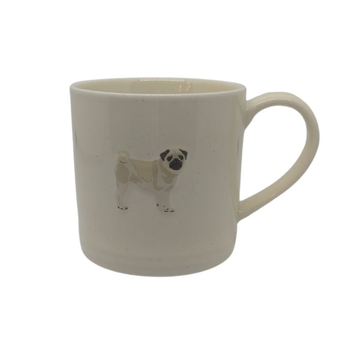 Pug Mug 250ml in Cream by Bailey & Friends