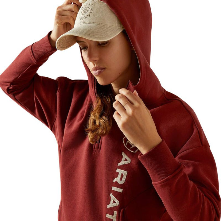 Ariat Women's Rabere 2.0 Hoodie Madder Brown - Hood