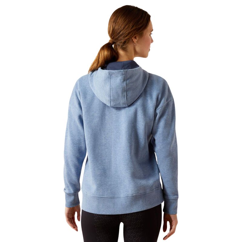 Ariat Women's Rabere 2.0 Hoodie China Blue Heather - Hood