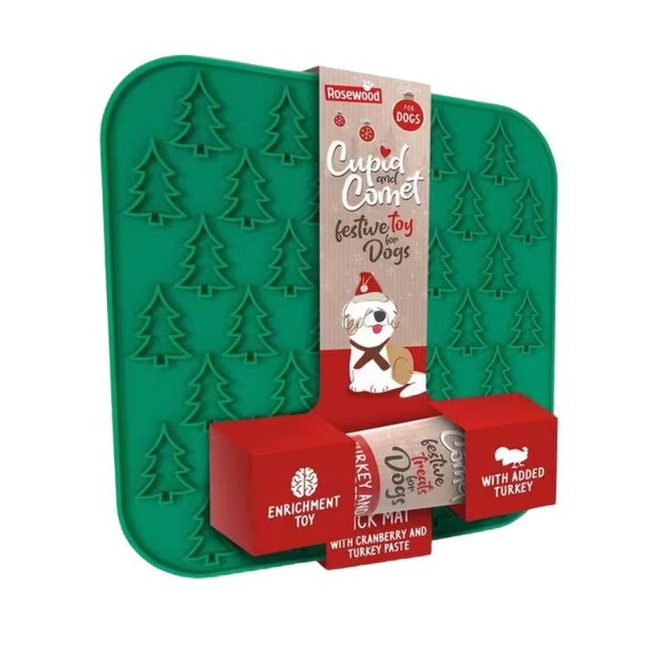 Rosewood Christmas Tree Dog Lickmat With Turkey & Cranberry