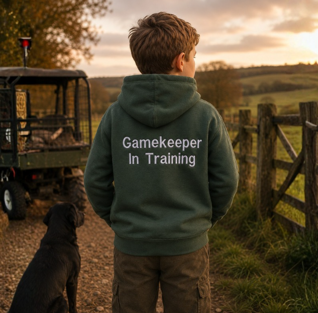The CG Personalised Kids Game Farm Hoodies Range