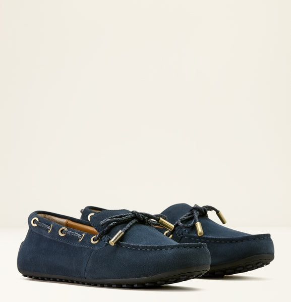 Ariat Women's Margot Driving Moc In Navy Suede