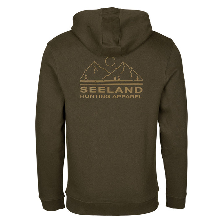 Seeland Kelvin Hoodie in Grizzly Brown Back