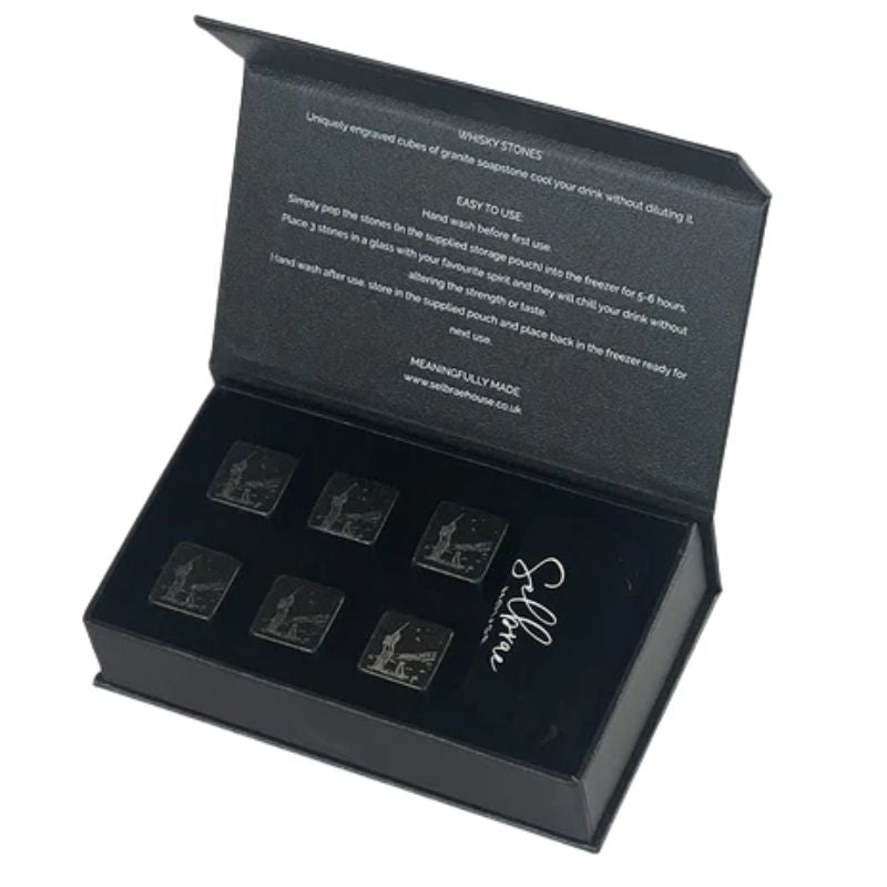 Selbrae House Shooting Whisky Stones - Set of 6