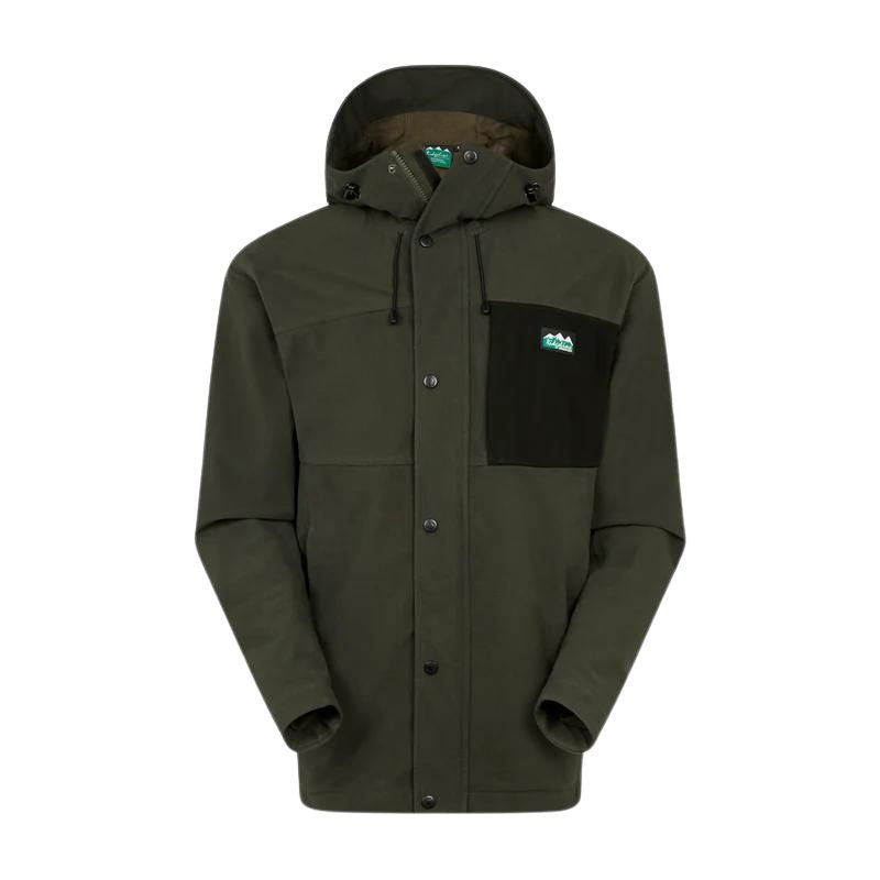 Ridgeline Unisex Tempest Jacket In Deep Forest