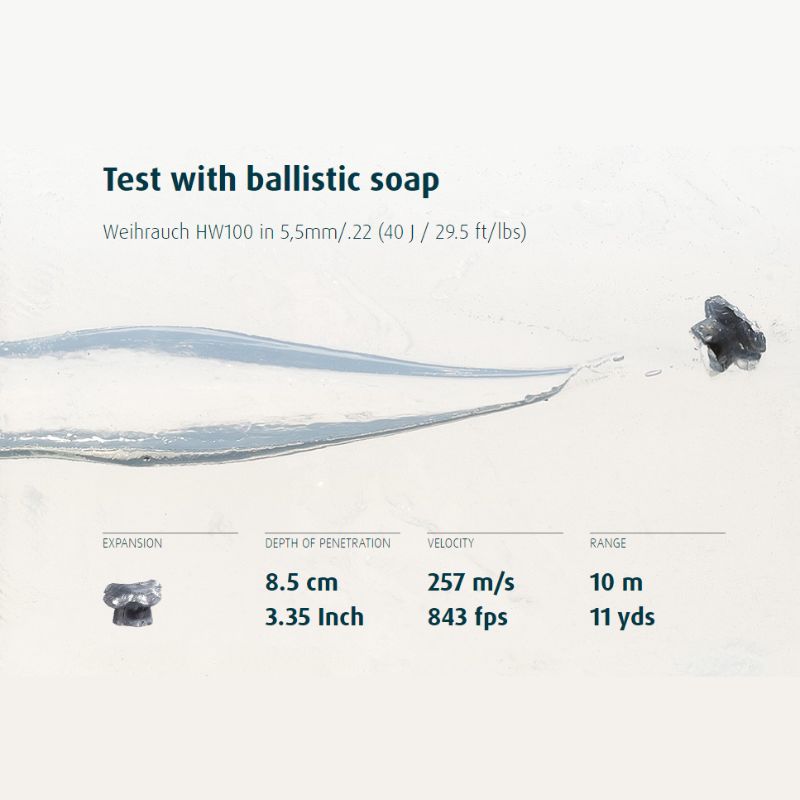 Ballistic soap Baracuda Airgun Pellets .25 cal