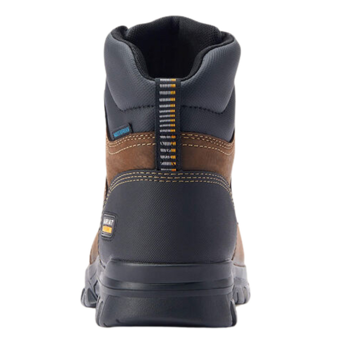 Ariat Treadfast 6" Waterproof Steel Toe Work Boot - Rear