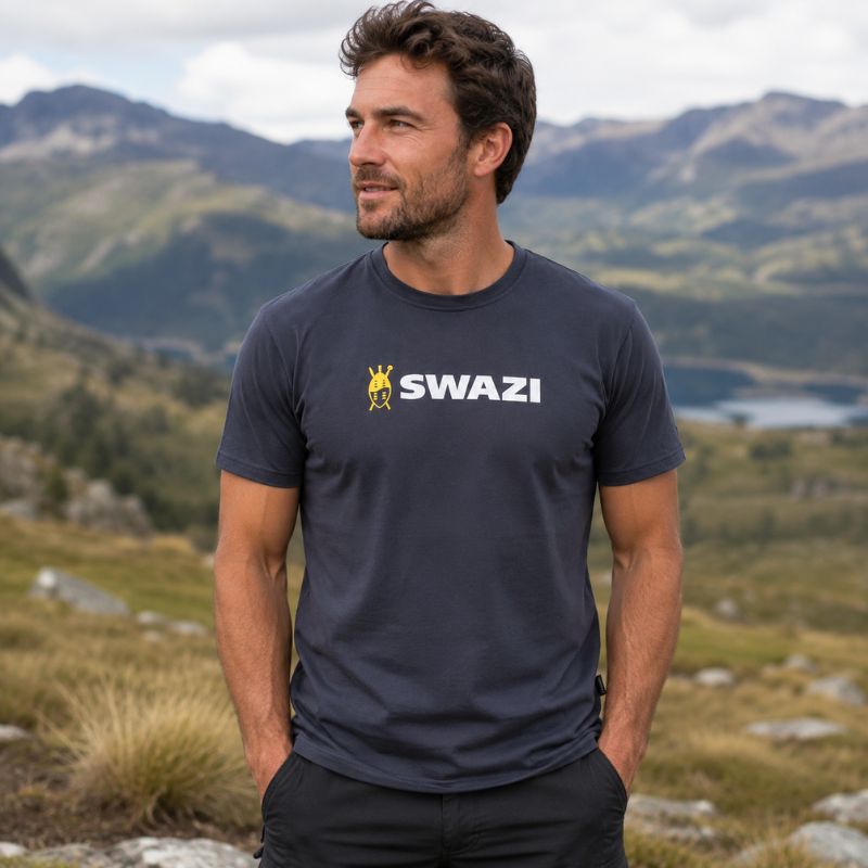 Swazi Men's Graphic T-Shirt – Lightweight Cotton Blend Casual Tee