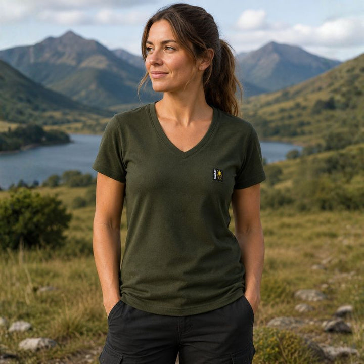 Swazi Cove Women's T-Shirt In Ranger Green
