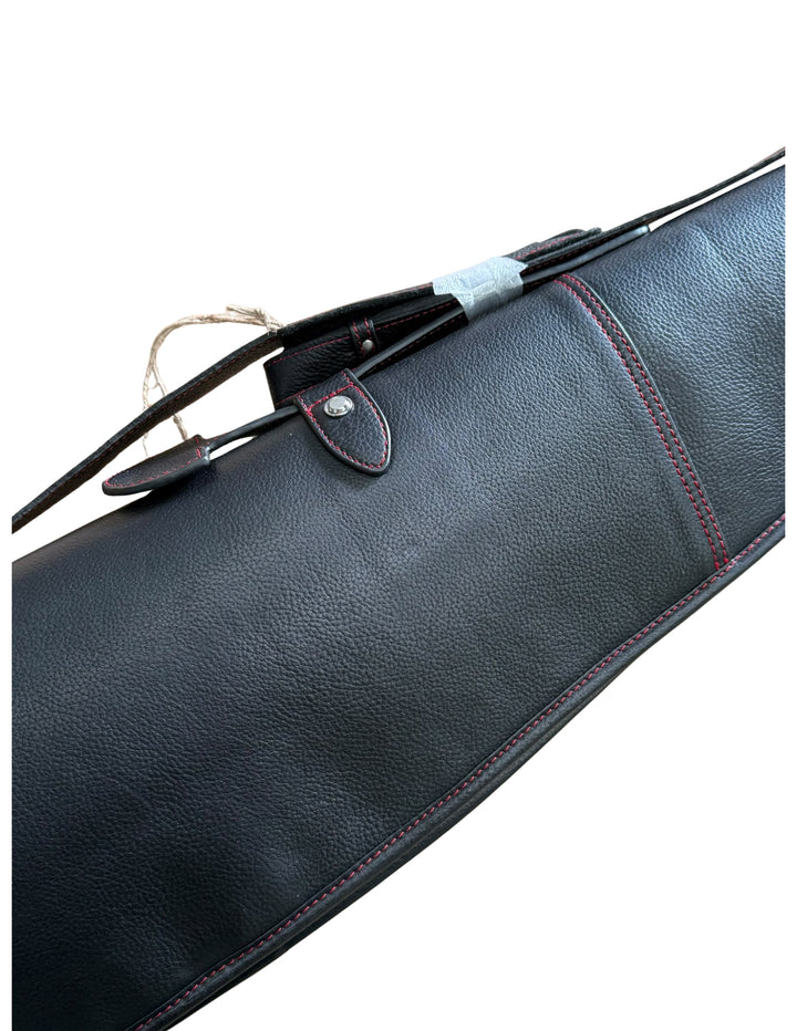 Chatham Premium Pull Up Leather Full Zip Gun Slip In Black