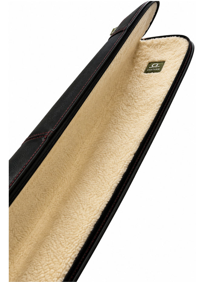 Chatham Premium Pull Up Leather Full Zip Gun Slip In Black