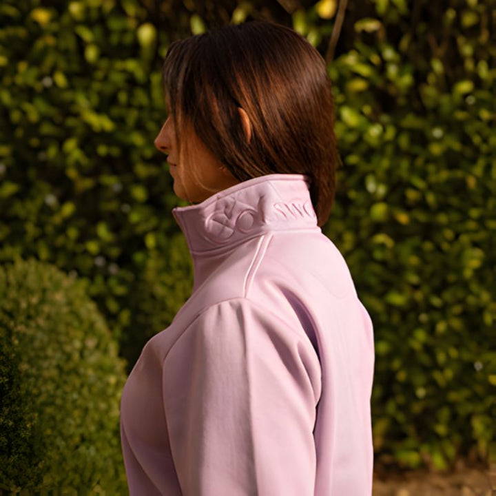 Cotswold Fox Tetbury Quarter Zip – Lilac | Unisex Country Sweatshirt