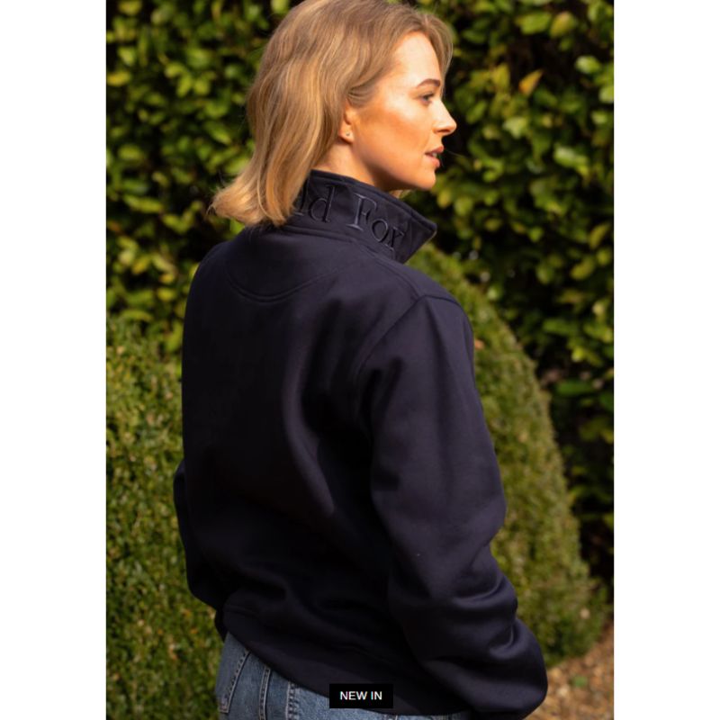 Cotswold Fox Tetbury Full Zip Jacket – Navy | Unisex Country Sweatshirt Jacket
