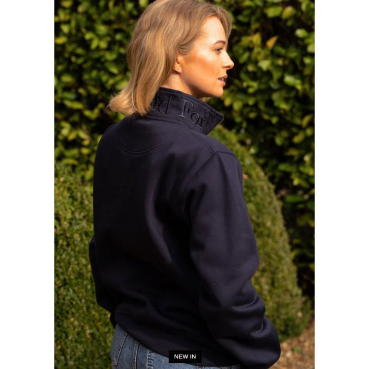 Cotswold Fox Tetbury Full Zip Jacket – Navy | Unisex Country Sweatshirt Jacket