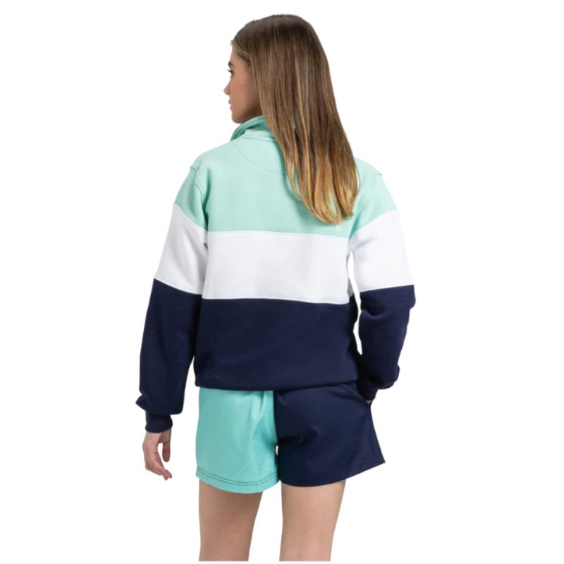 Cotswold Fox Unisex Harlequin Shorts – Mint & Navy | Rugby Style Cotton Shorts