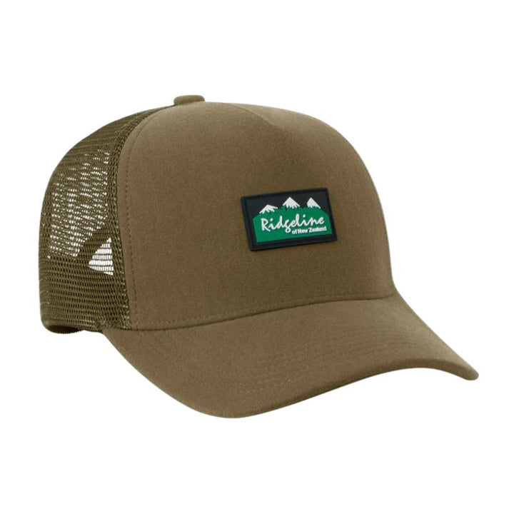 Ridgeline Monsoon Trucker Cap In Teak Front