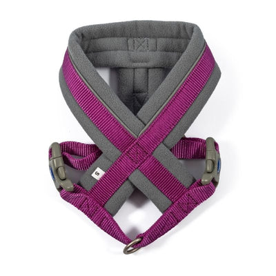 Viva Padded Harness Purple Back