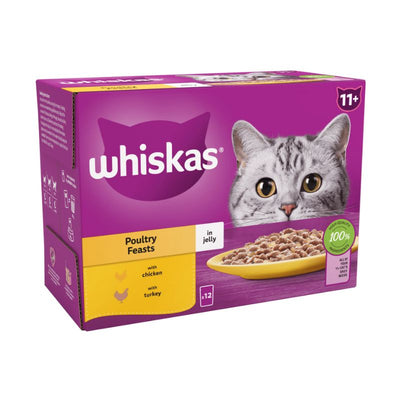 Whiskas 11+ Poultry Feasts 