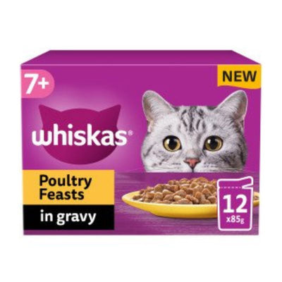 Whiskas 7+ Poultry Feasts in Gravy