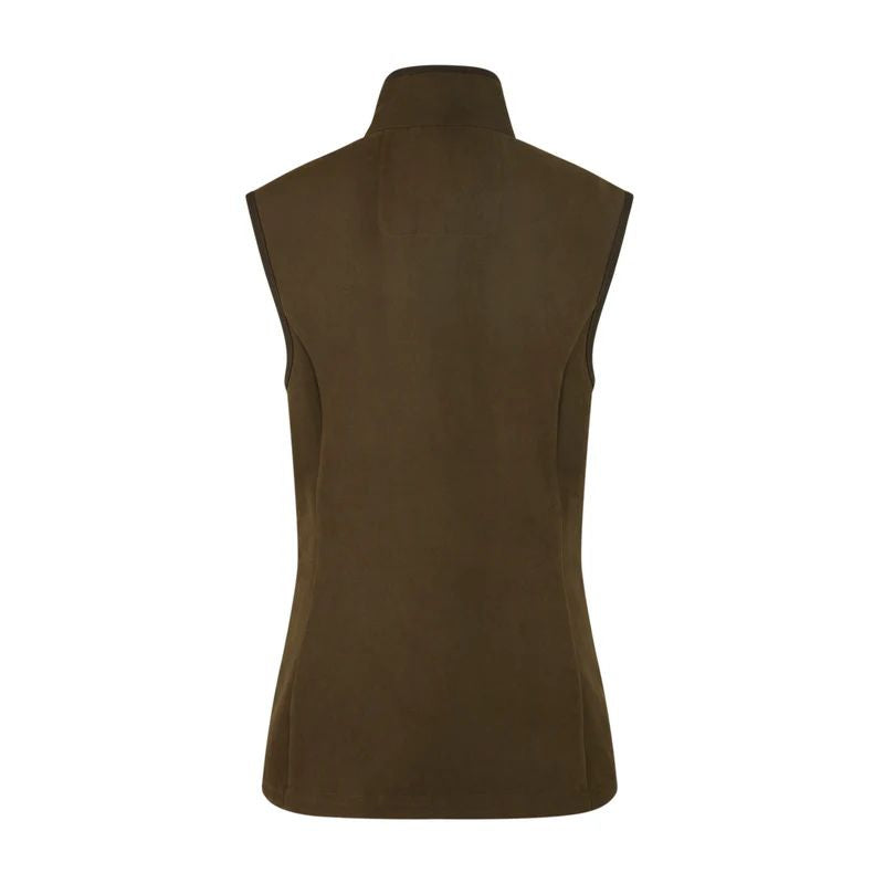 Ridgeline Women's Monarch Gilet In Moody Teak - Rear