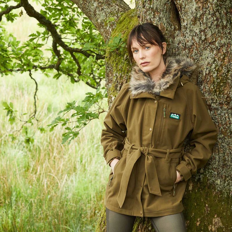 Ridgeline Women's Monsoon Nordic Jacket In Teak - Lifestyle