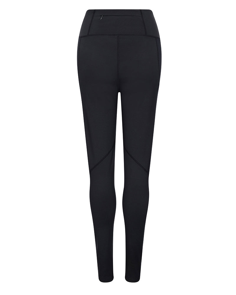 Hoggs Of Fife Skye Ladies Active Thermal Leggings In Soft Black