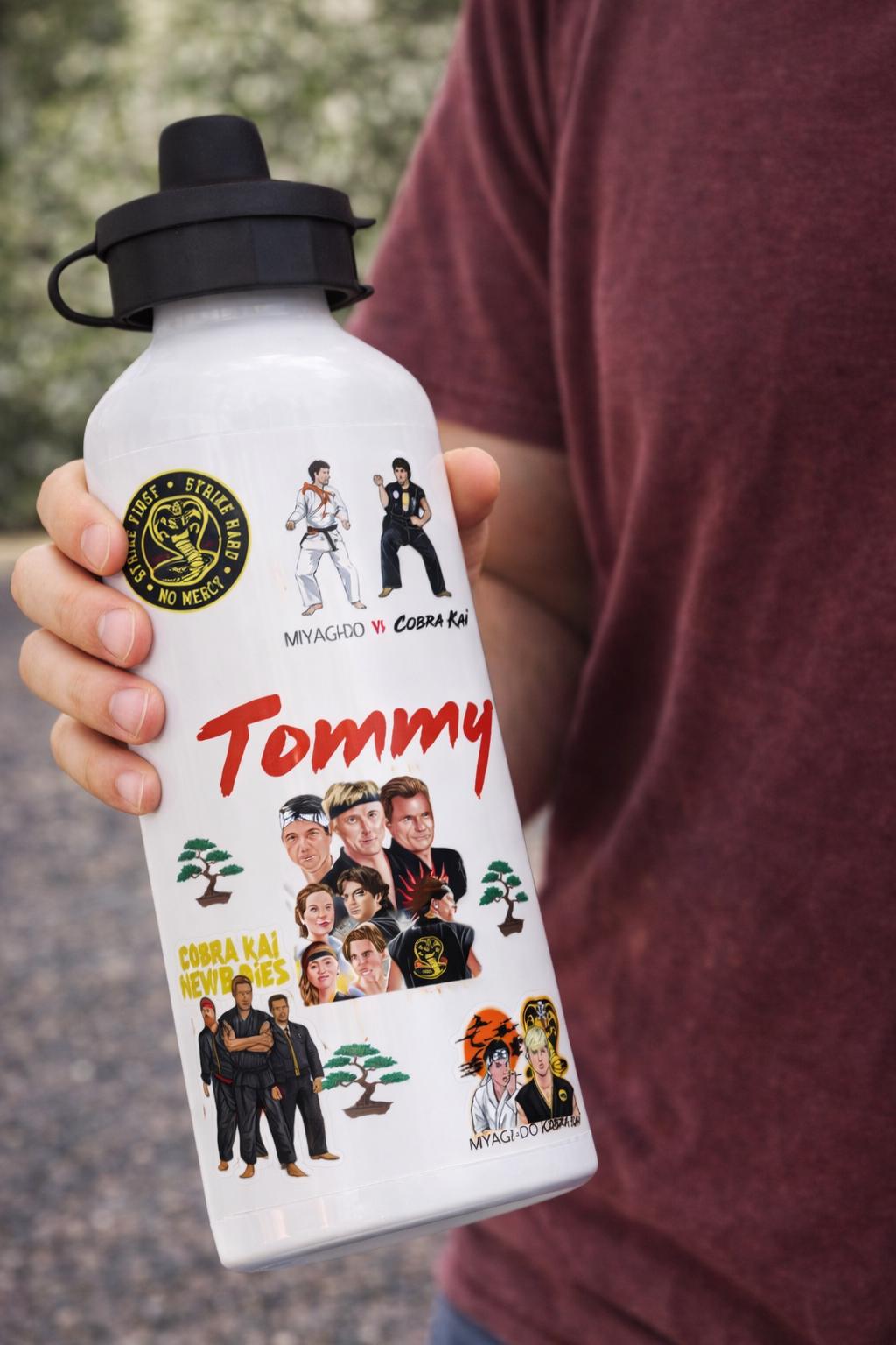 Personalised Karate Water Bottle 500ml