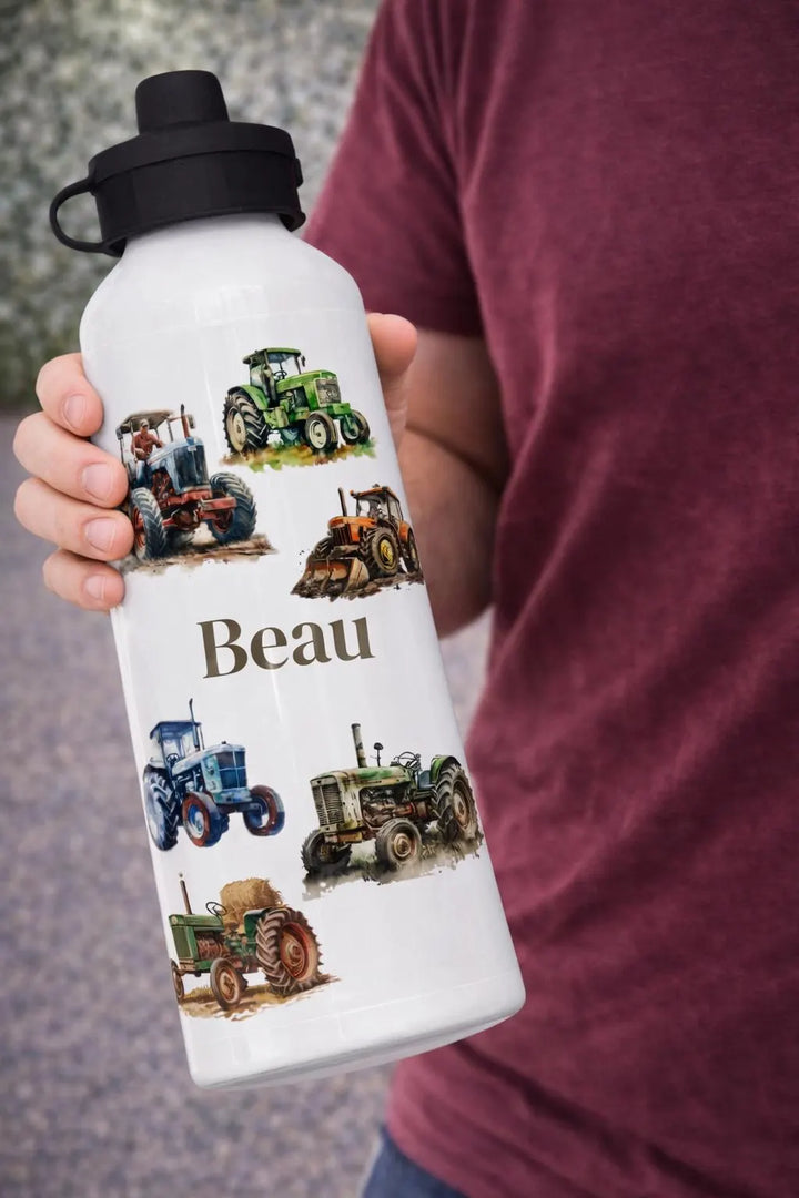 Personalised Tractor Water Bottle
