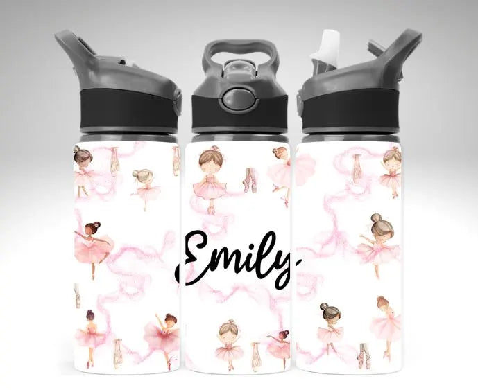 650ml Personalised Ballerina Water Bottle