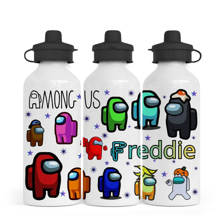 Personalised Space Crew Water Bottle | Custom Kids Drink Bottle | Character Inspired Water Bottle 500ml