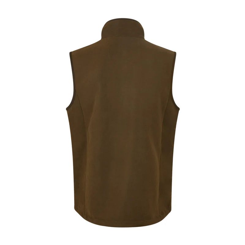 Ridgeline Men's Monarch Gilet In Moody Teak - Back