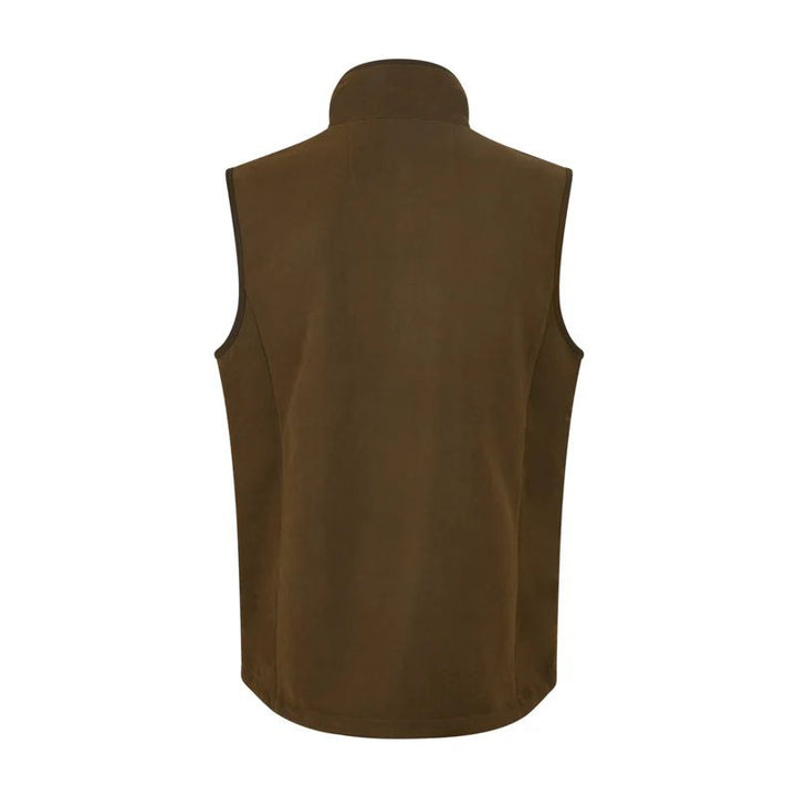 Ridgeline Men's Monarch Gilet In Moody Teak - Back