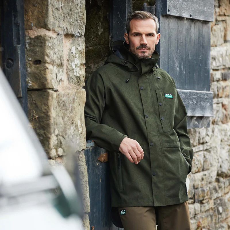 Ridgeline Monsoon Light Jacket in Deep Forest - Lifestyle