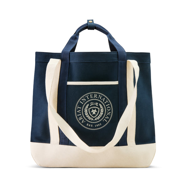 Ariat ADT Collegiate Tote Dark Navy – Equestrian Tote Bag