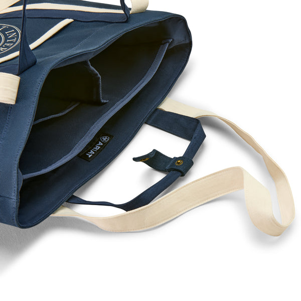 Ariat ADT Collegiate Tote Dark Navy – Equestrian Tote Bag