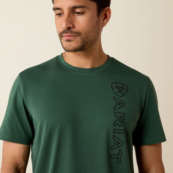 Mens Vertical Logo T-Shirt In Monstera