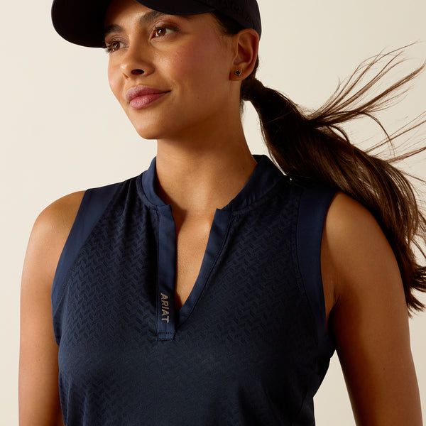 Ariat Women's Mesa Sleeveless Baselayer In Navy Eclipse