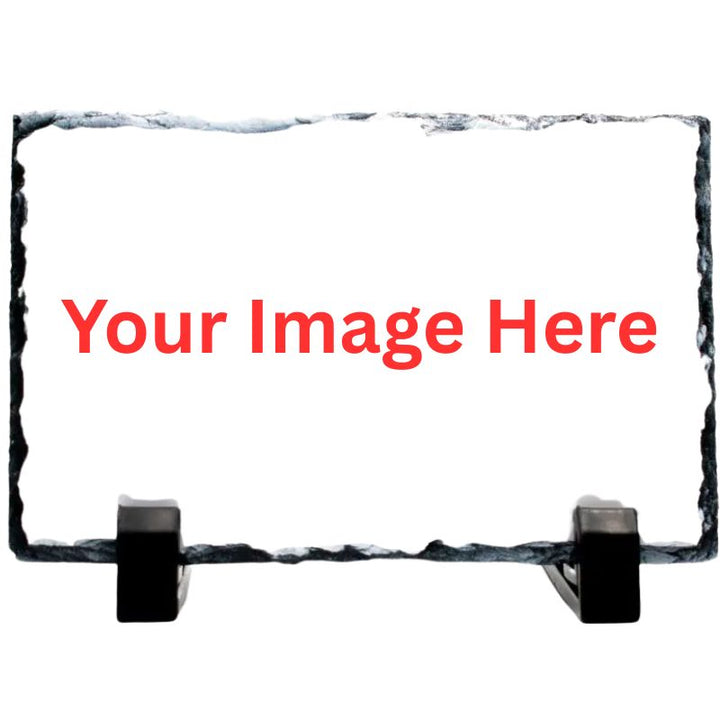 Personalised Photo Slate: Rustic Keepsake Gift