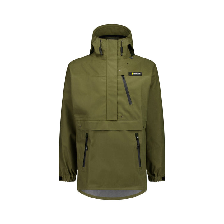 Swazi Men's Kagoule Anorak In Tussock Green