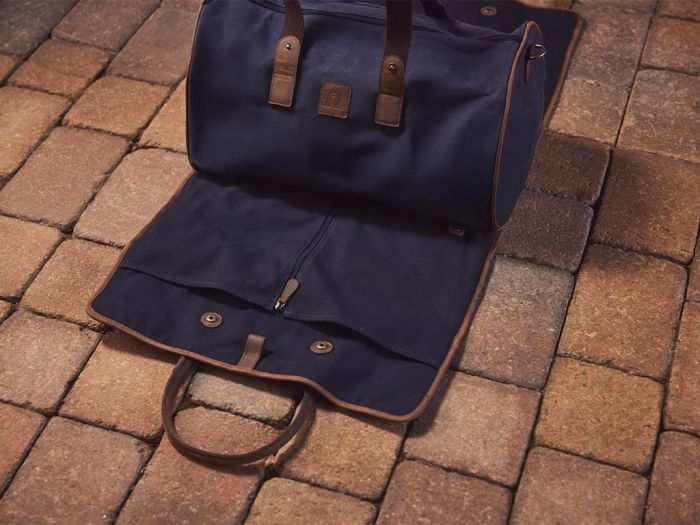 Chatham Waxed Canvas Duffel Bag & Suit Carrier