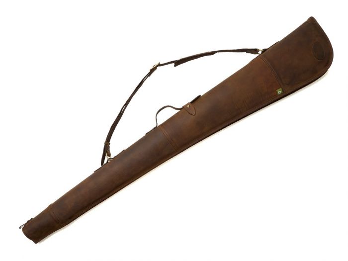 Chatham Premium Antique Oiled Leather Full Zip Gun Slip In Brown