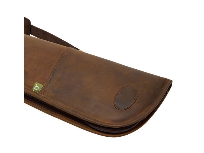 Chatham Premium Antique Oiled Leather Full Zip Gun Slip In Brown